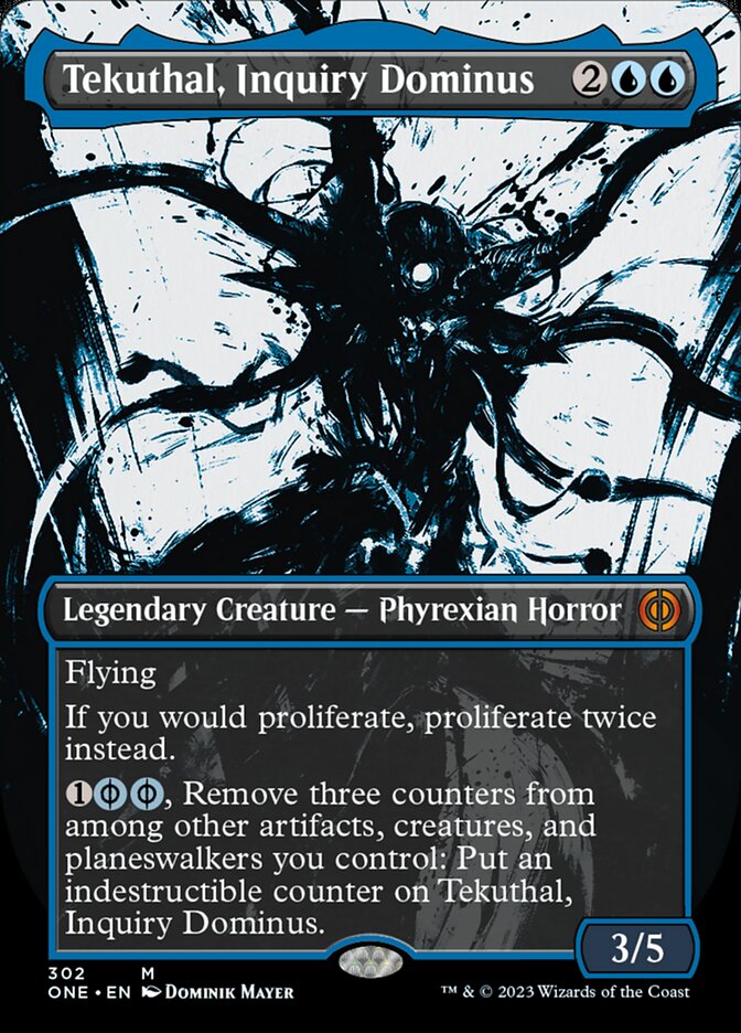 Tekuthal, Inquiry Dominus (Borderless Ichor) [Phyrexia: All Will Be One] | KingTCG.ca