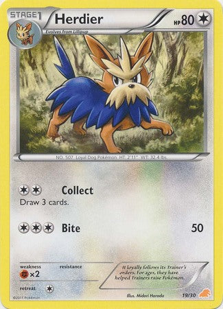 Herdier (19/30) [Black & White: Trainer Kit] | KingTCG.ca