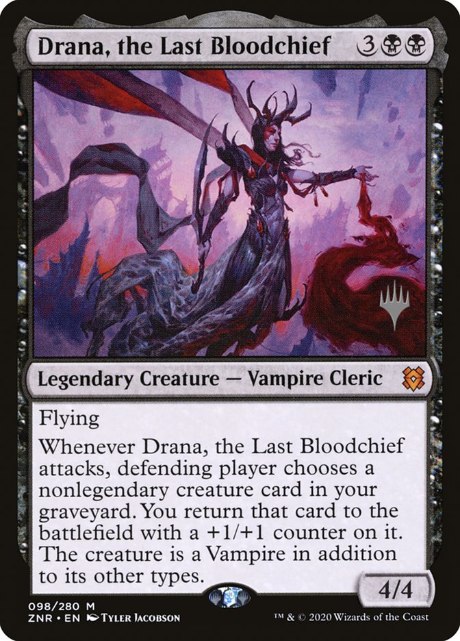 Drana, the Last Bloodchief (Promo Pack) [Zendikar Rising Promos] | KingTCG.ca