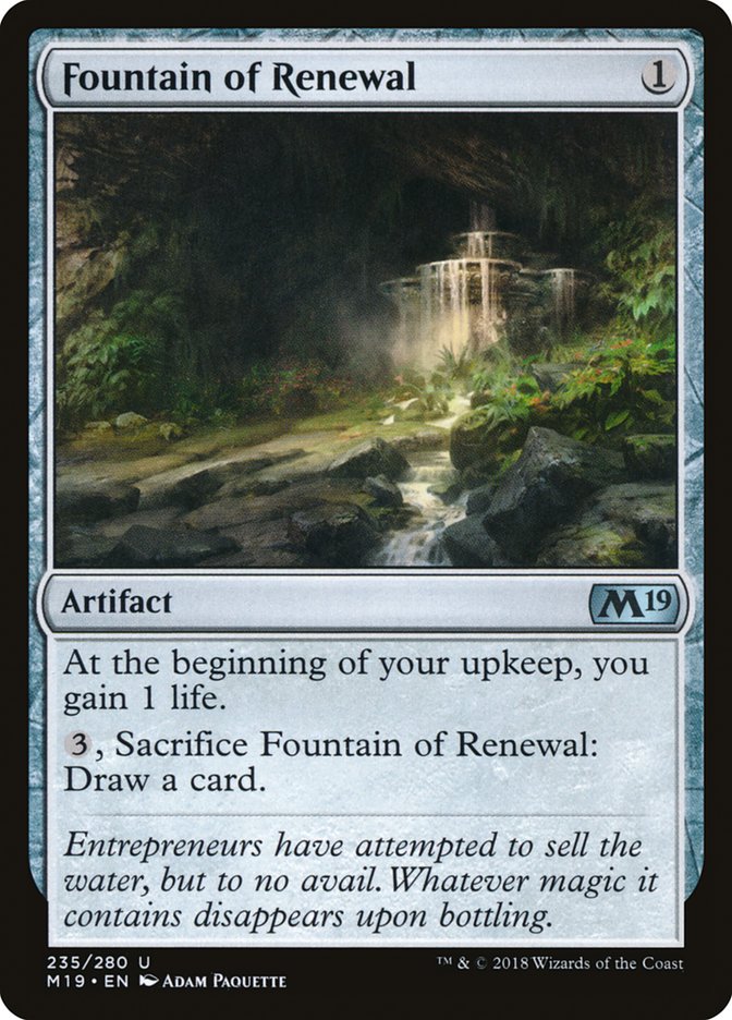 Fountain of Renewal [Core Set 2019] | KingTCG.ca