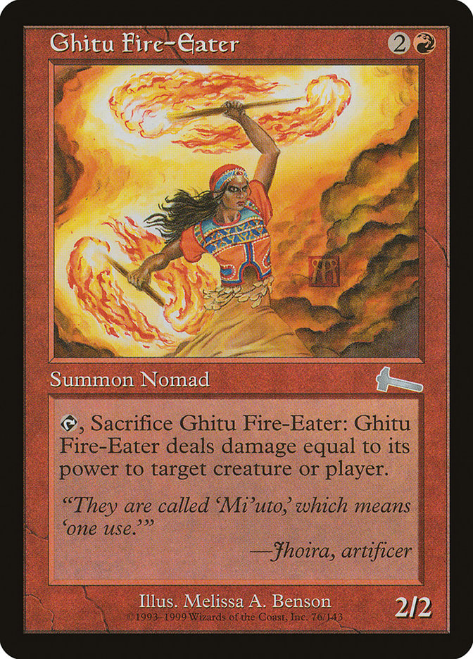 Ghitu Fire-Eater [Urza's Legacy] | KingTCG.ca