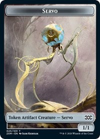 Servo // Treasure Double-sided Token [Double Masters Tokens] | KingTCG.ca