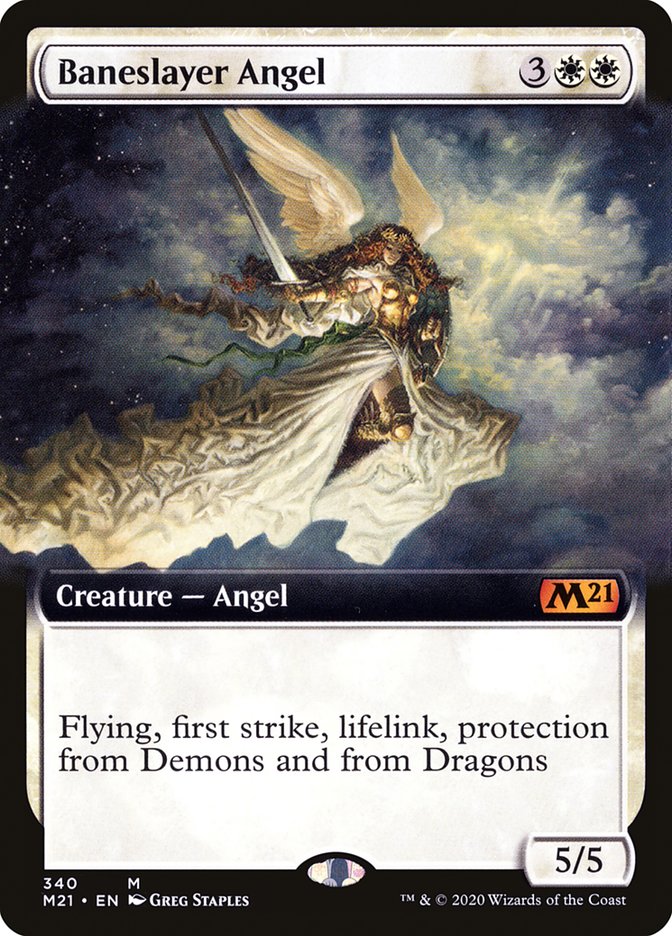 Baneslayer Angel (Extended Art) [Core Set 2021] | KingTCG.ca