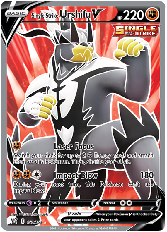 Single Strike Urshifu V (150/163) [Sword & Shield: Battle Styles] | KingTCG.ca