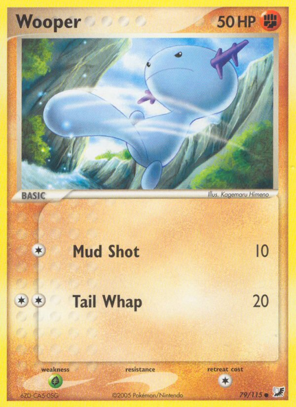 Wooper (79/115) [EX: Unseen Forces] | KingTCG.ca