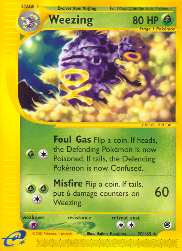 Weezing (70/165) [Expedition: Base Set] | KingTCG.ca