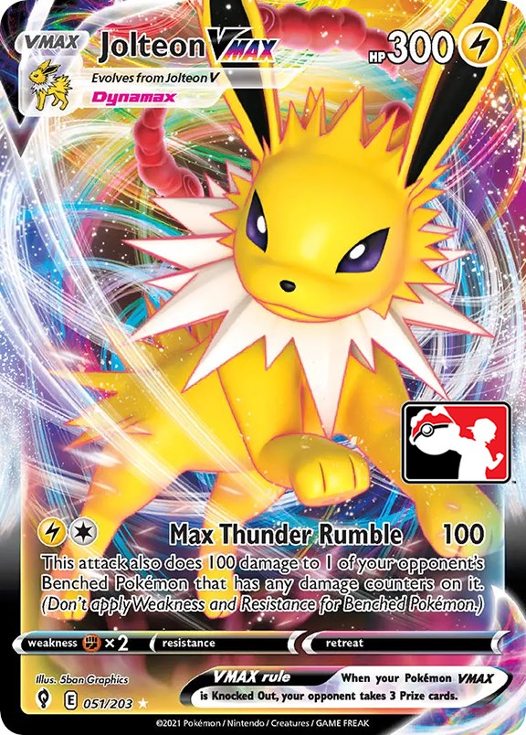 Jolteon VMAX (051/203) [Prize Pack Series One] | KingTCG.ca