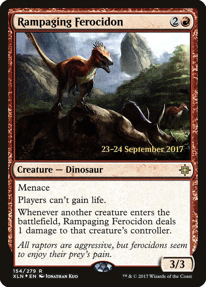 Rampaging Ferocidon [Ixalan Promos] | KingTCG.ca