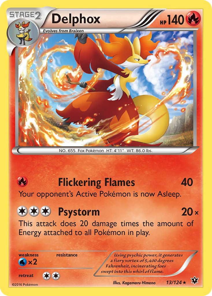 Delphox (13/124) (Theme Deck Exclusive) [XY: Fates Collide] | KingTCG.ca