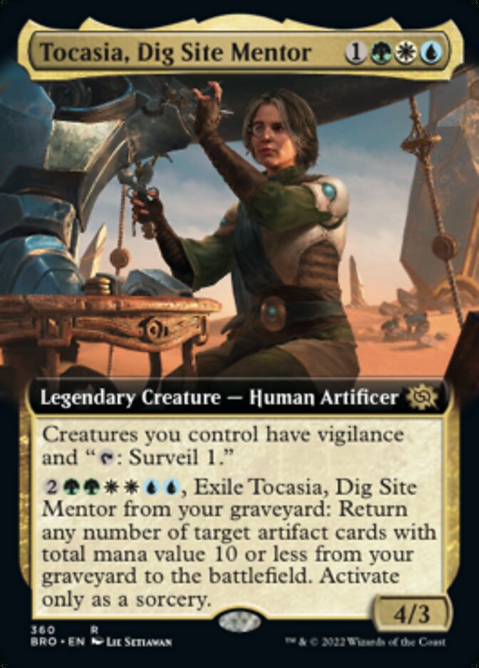 Tocasia, Dig Site Mentor (Extended Art) [The Brothers' War] | KingTCG.ca