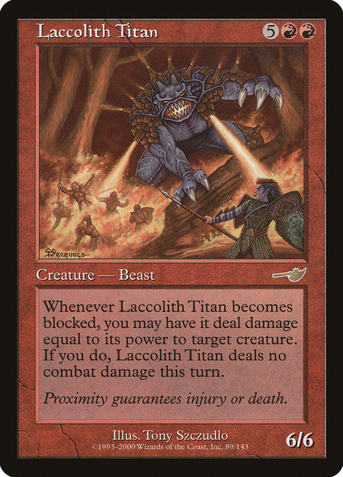 Laccolith Titan [Nemesis] | KingTCG.ca