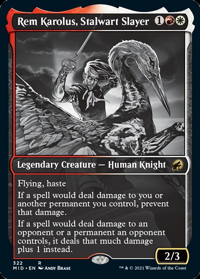 Rem Karolus, Stalwart Slayer (Showcase Eternal Night) [Innistrad: Midnight Hunt] | KingTCG.ca