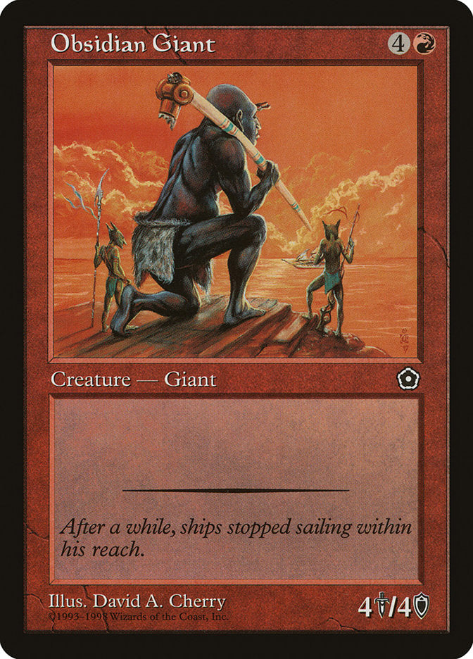 Obsidian Giant [Portal Second Age] | KingTCG.ca