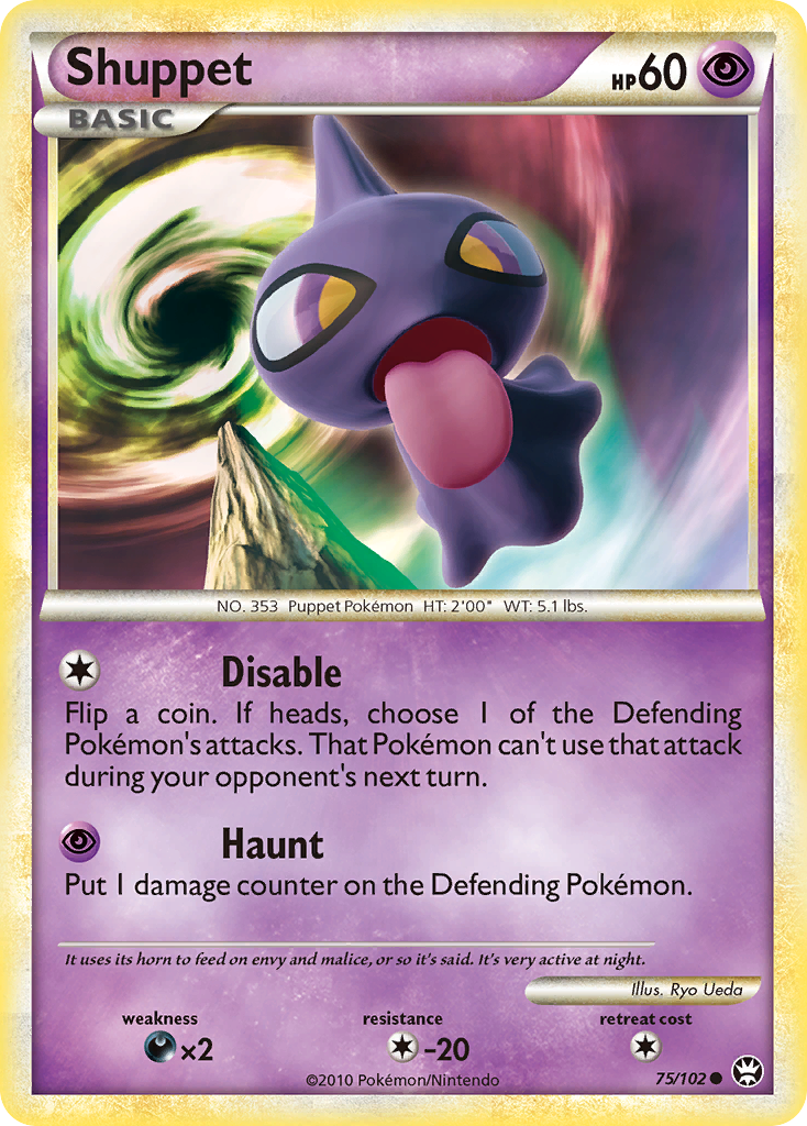 Shuppet (75/102) [HeartGold & SoulSilver: Triumphant] | KingTCG.ca