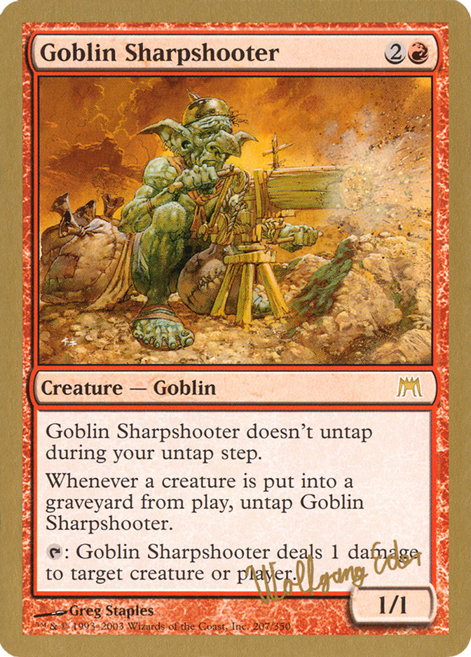 Goblin Sharpshooter (Wolfgang Eder) [World Championship Decks 2003] | KingTCG.ca