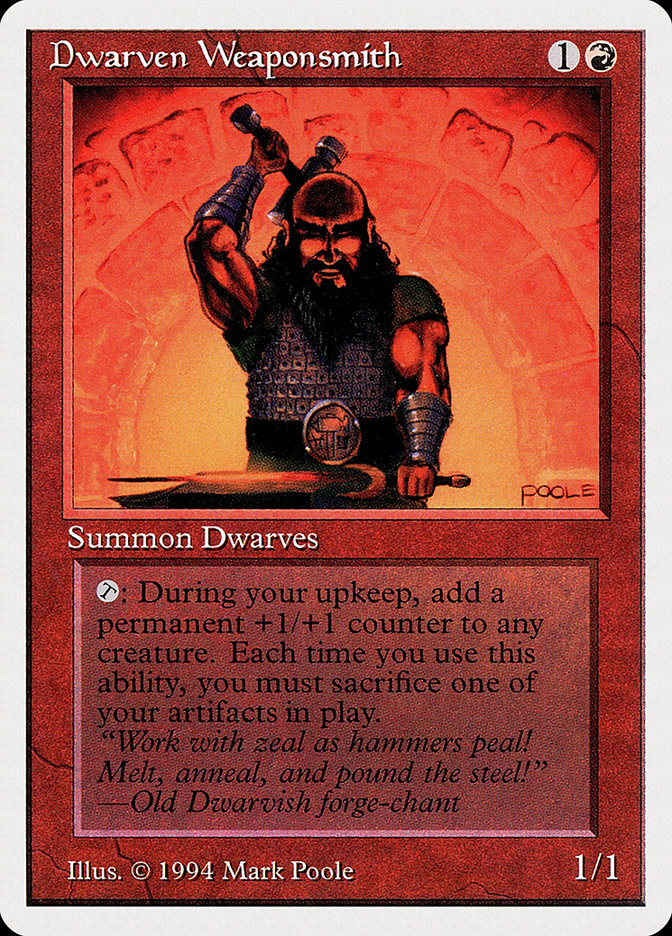 Dwarven Weaponsmith [Summer Magic / Edgar] | KingTCG.ca