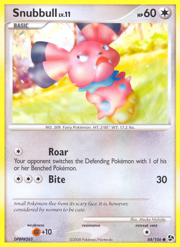 Snubbull (84/106) [Diamond & Pearl: Great Encounters] | KingTCG.ca