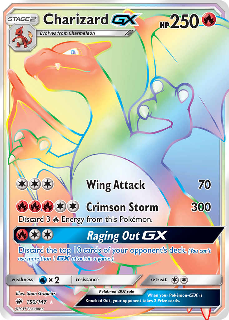 Charizard GX (150/147) [Sun & Moon: Burning Shadows] | KingTCG.ca