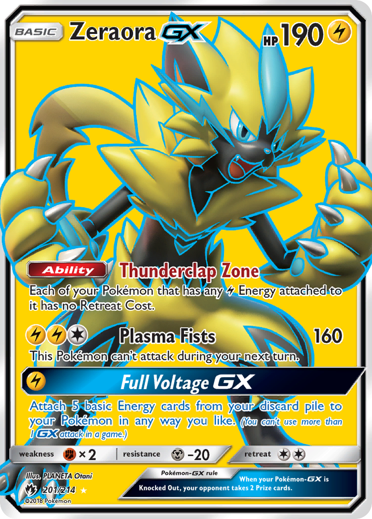 Zeraora GX (201/214) [Sun & Moon: Lost Thunder] | KingTCG.ca