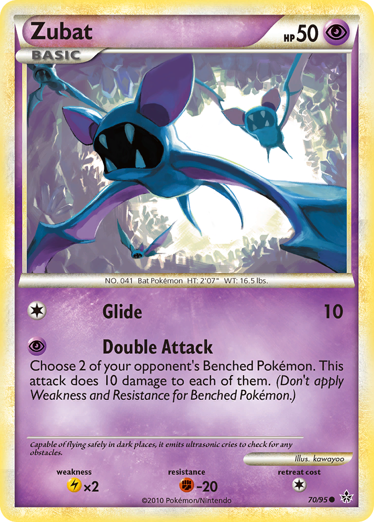 Zubat (70/95) [HeartGold & SoulSilver: Unleashed] | KingTCG.ca