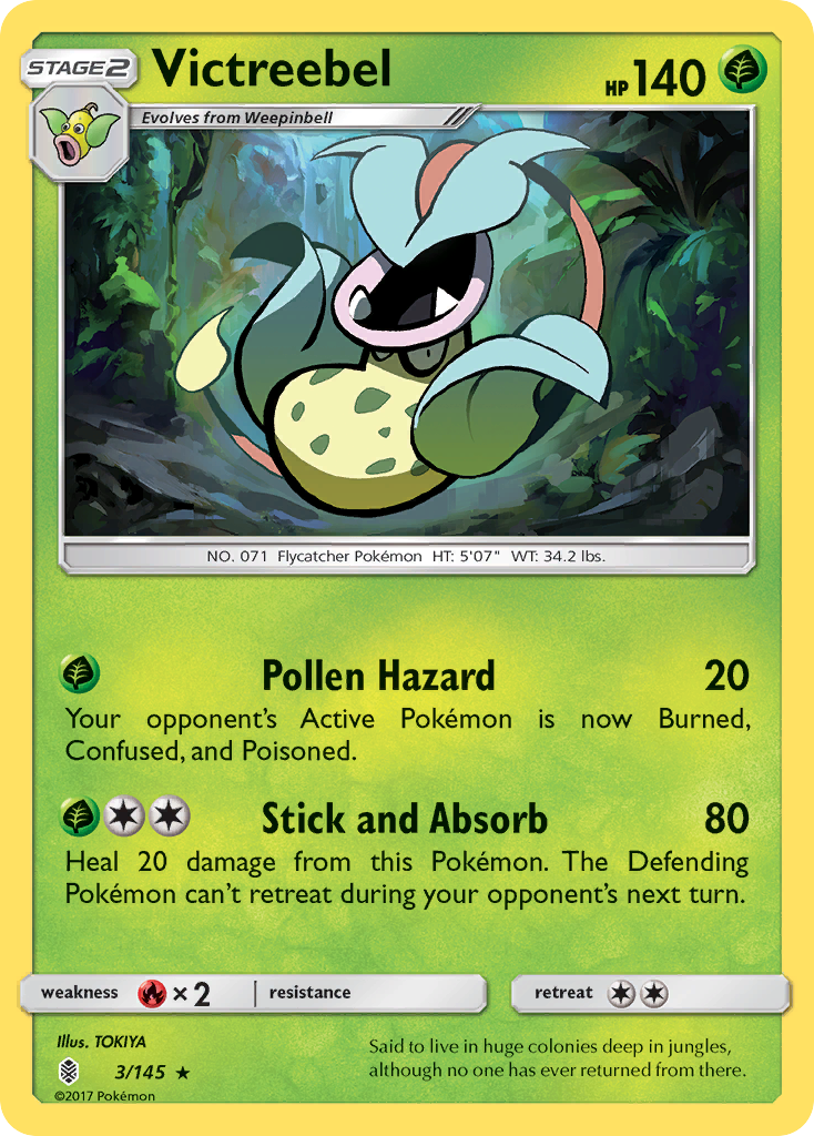 Victreebel (3/145) [Sun & Moon: Guardians Rising] | KingTCG.ca