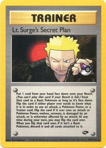 Lt. Surge's Secret Plan (107/132) [Gym Challenge] | KingTCG.ca