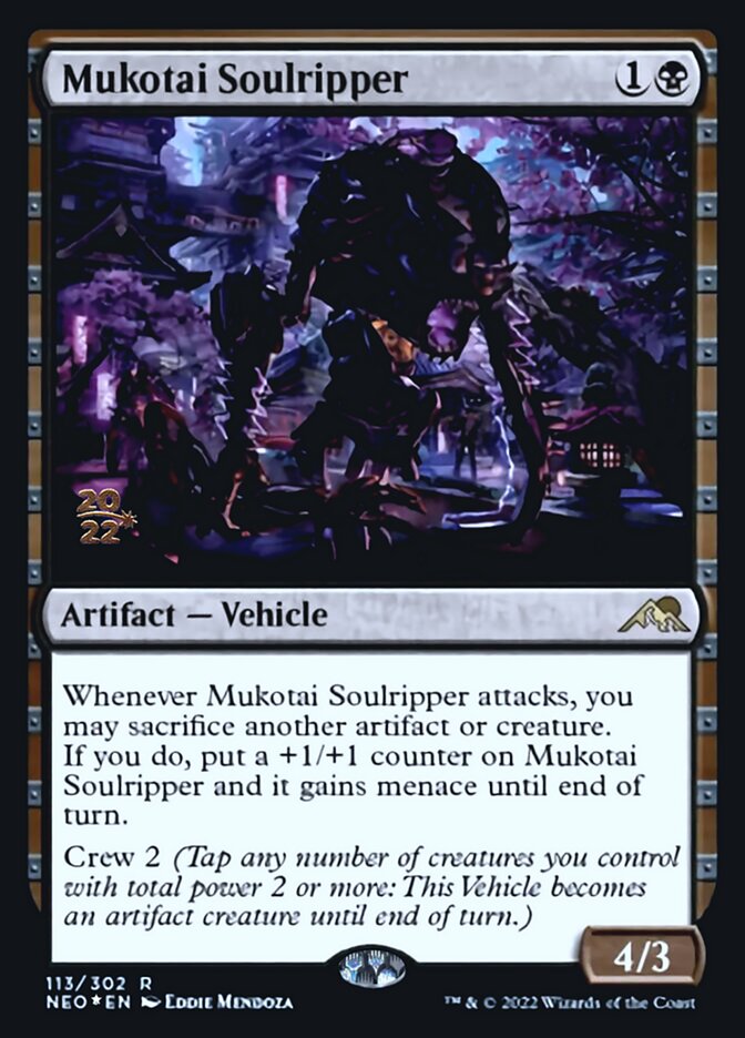 Mukotai Soulripper [Kamigawa: Neon Dynasty Prerelease Promos] | KingTCG.ca