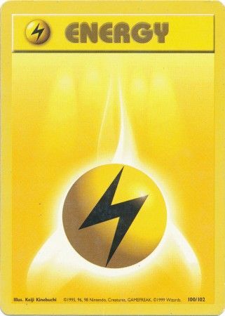 Lightning Energy (100/102) [Base Set] | KingTCG.ca