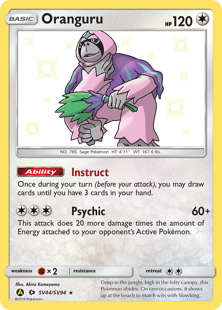 Oranguru (SV44/SV94) [Sun & Moon: Hidden Fates - Shiny Vault] | KingTCG.ca