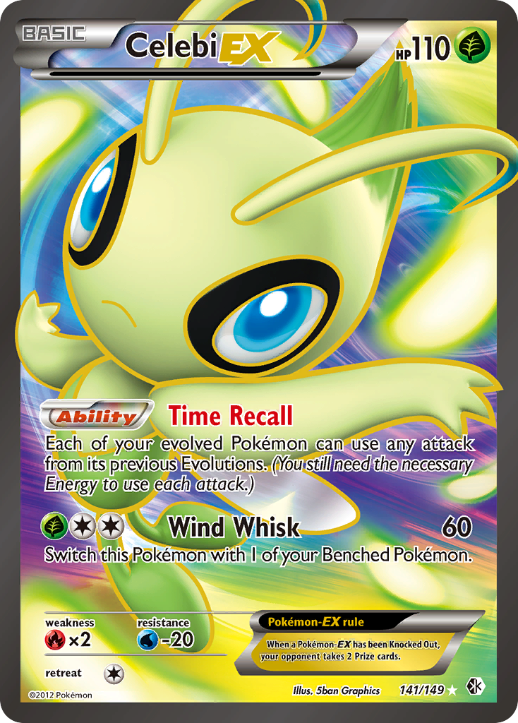 Celebi EX (141/149) [Black & White: Boundaries Crossed] | KingTCG.ca