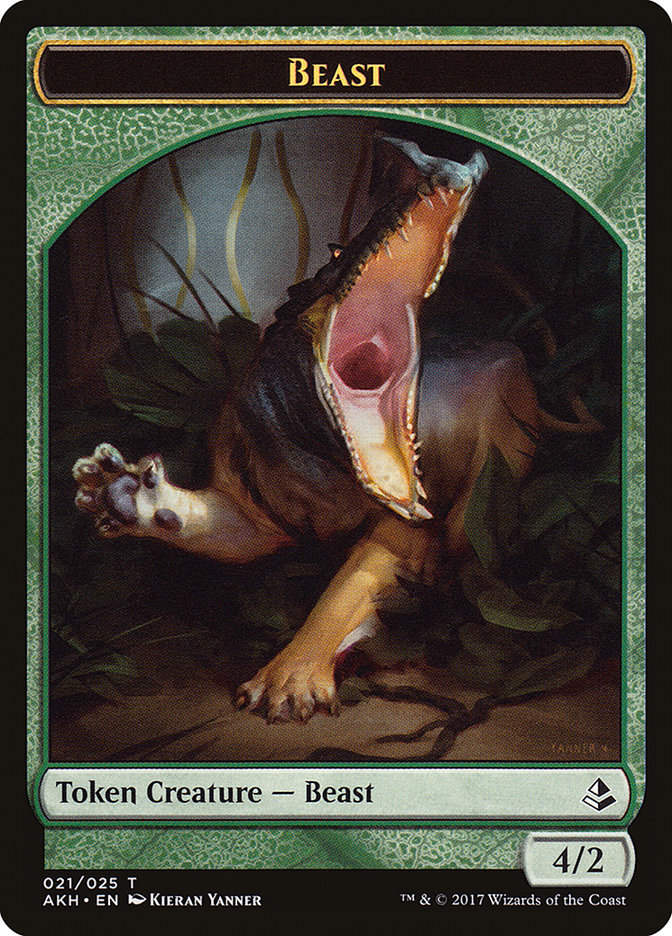 Beast [Amonkhet Tokens] | KingTCG.ca