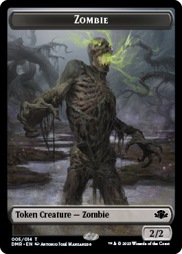 Zombie // Griffin Double-Sided Token [Dominaria Remastered Tokens] | KingTCG.ca