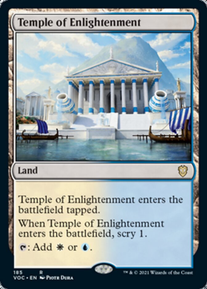 Temple of Enlightenment [Innistrad: Crimson Vow Commander] | KingTCG.ca