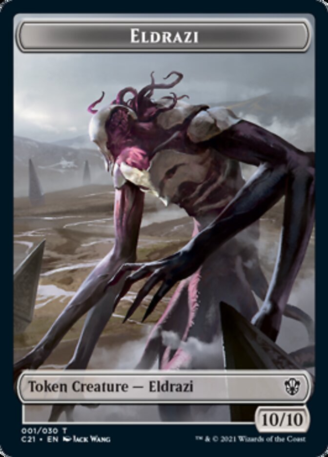 Eldrazi // Champion of Wits Token [Commander 2021 Tokens] | KingTCG.ca