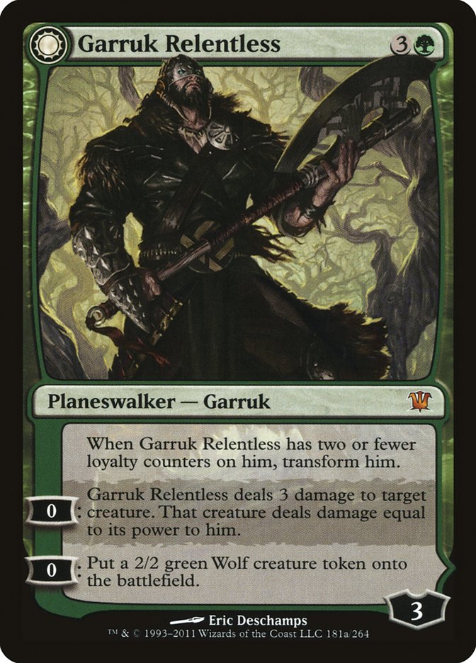 Garruk Relentless // Garruk, the Veil-Cursed [Innistrad] | KingTCG.ca