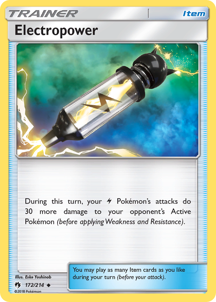 Electropower (172/214) [Sun & Moon: Lost Thunder] | KingTCG.ca