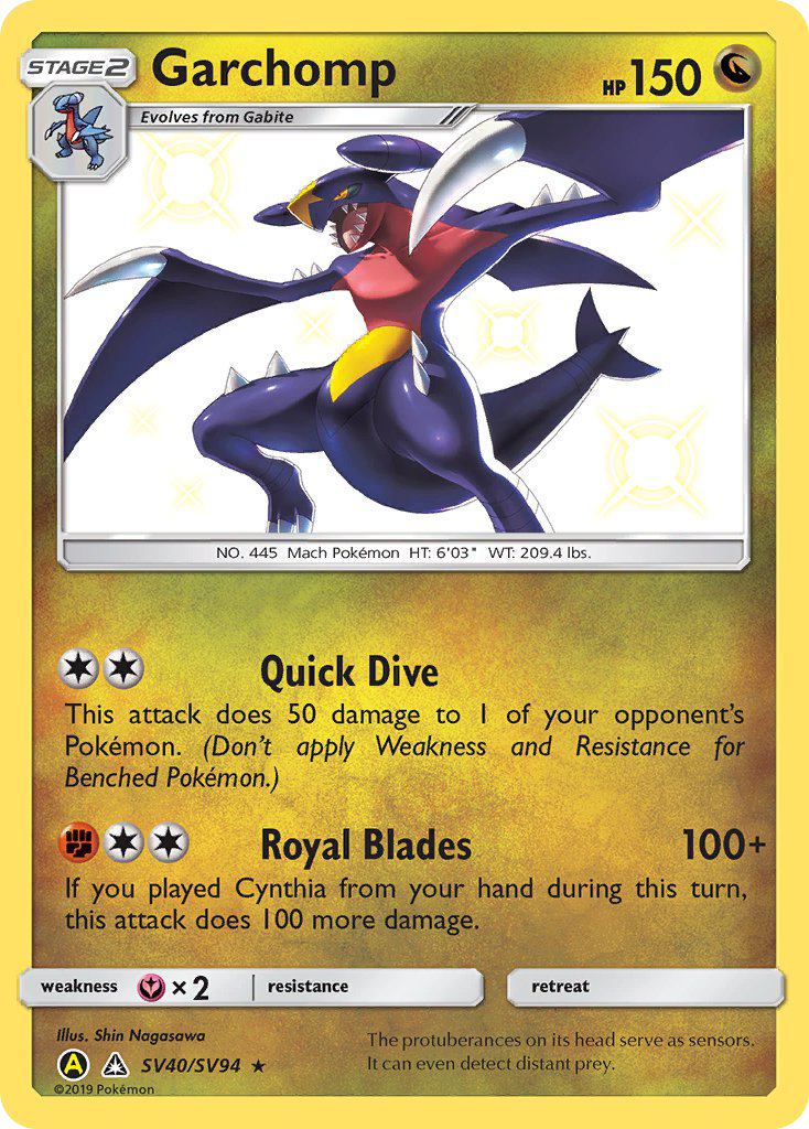 Garchomp (SV40/SV94) [Sun & Moon: Hidden Fates - Shiny Vault] | KingTCG.ca