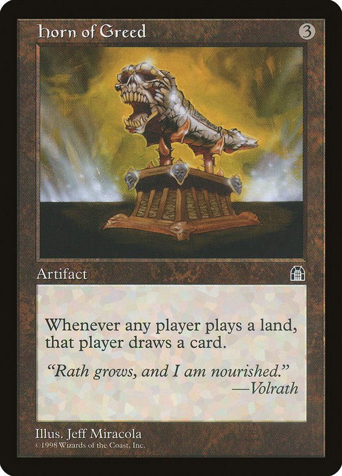 Horn of Greed [Stronghold] | KingTCG.ca