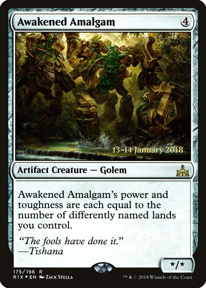 Awakened Amalgam [Rivals of Ixalan Promos] | KingTCG.ca