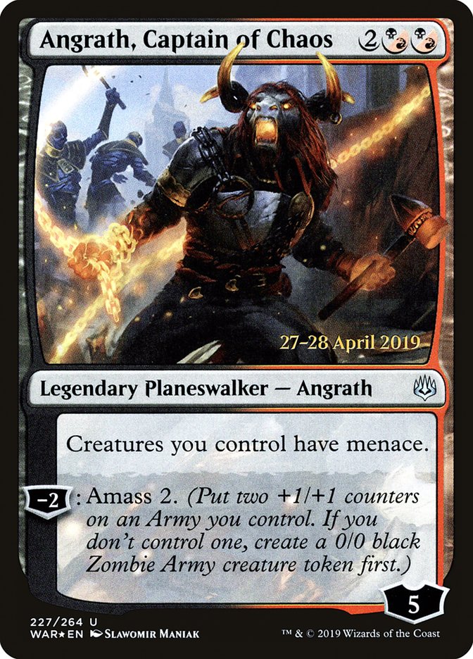 Angrath, Captain of Chaos  [War of the Spark Prerelease Promos] | KingTCG.ca