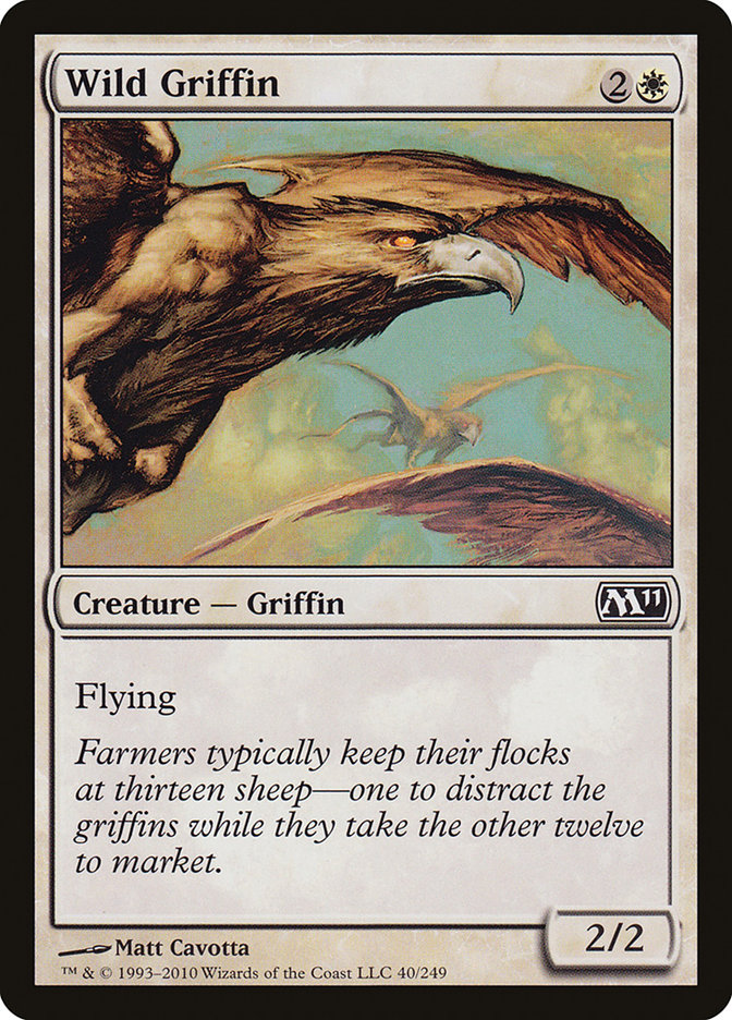 Wild Griffin [Magic 2011] | KingTCG.ca