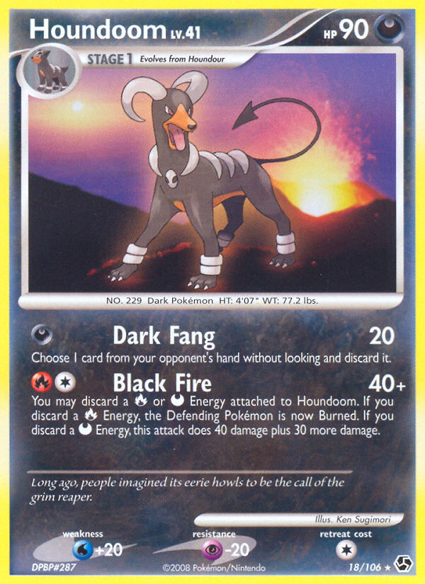 Houndoom (18/106) [Diamond & Pearl: Great Encounters] | KingTCG.ca