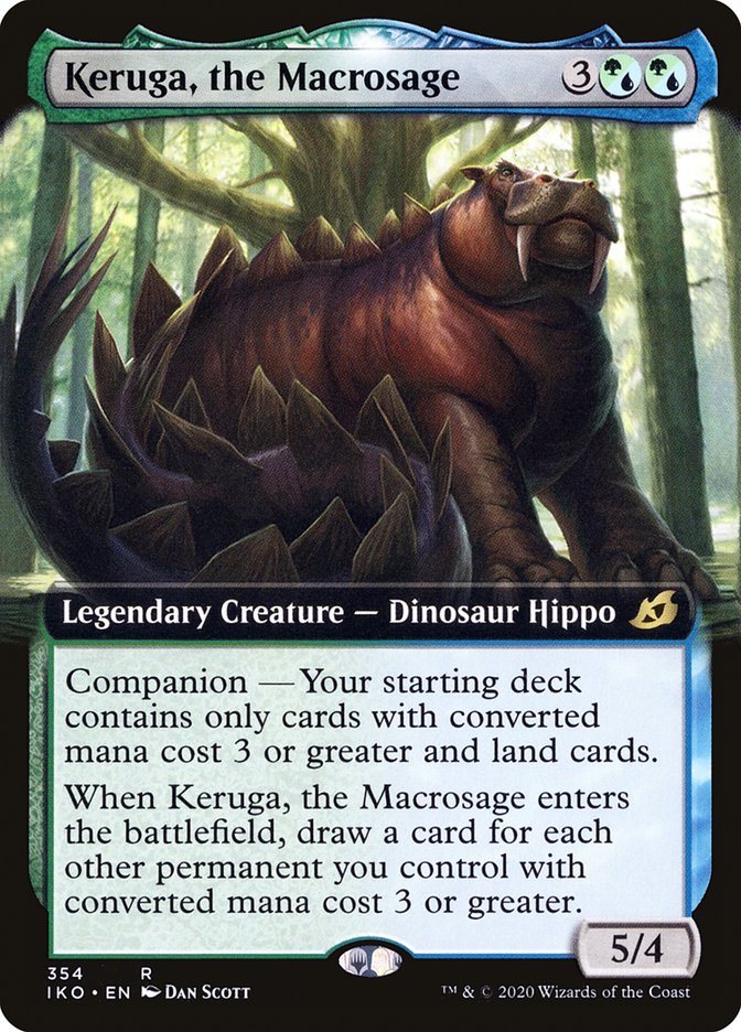 Keruga, the Macrosage (Extended Art) [Ikoria: Lair of Behemoths] | KingTCG.ca