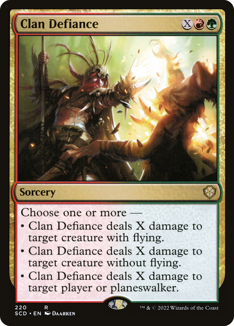 Clan Defiance [Starter Commander Decks] | KingTCG.ca