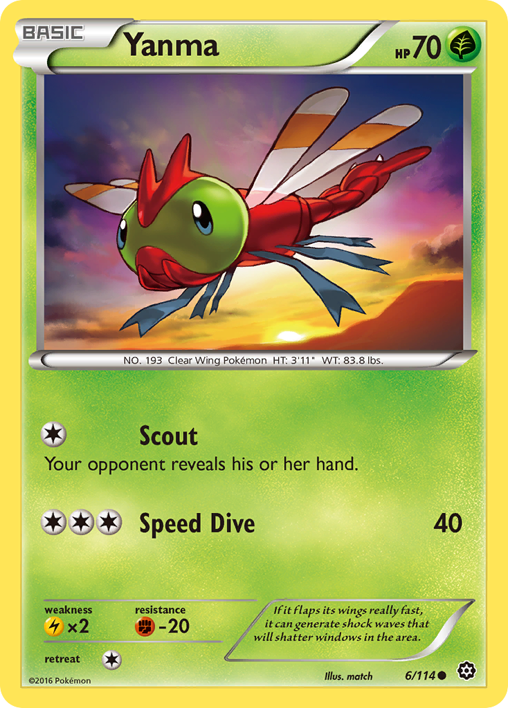 Yanma (6/114) [XY: Steam Siege] | KingTCG.ca