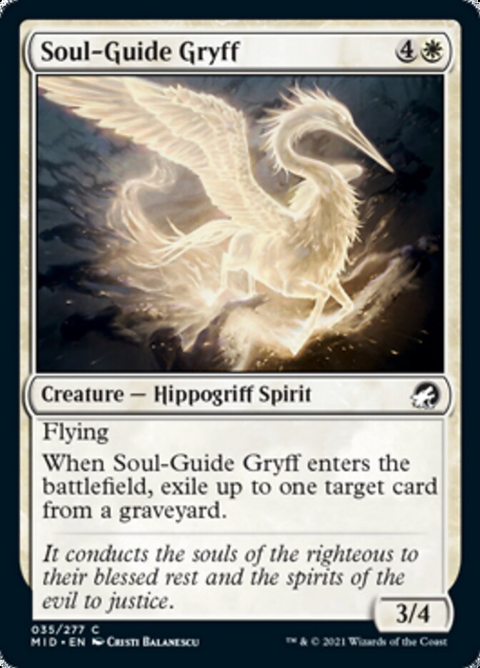 Soul-Guide Gryff [Innistrad: Midnight Hunt] | KingTCG.ca