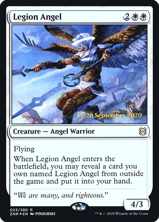 Legion Angel  [Zendikar Rising Prerelease Promos] | KingTCG.ca