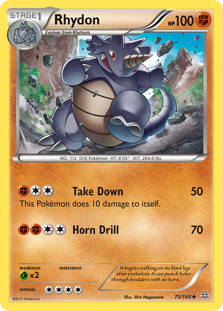 Rhydon (75/160) [XY: Primal Clash] | KingTCG.ca