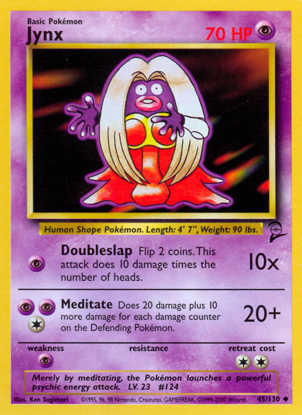 Jynx (45/130) [Base Set 2] | KingTCG.ca