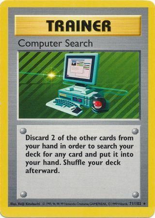 Computer Search (71/102) [Base Set (Shadowless)] | KingTCG.ca